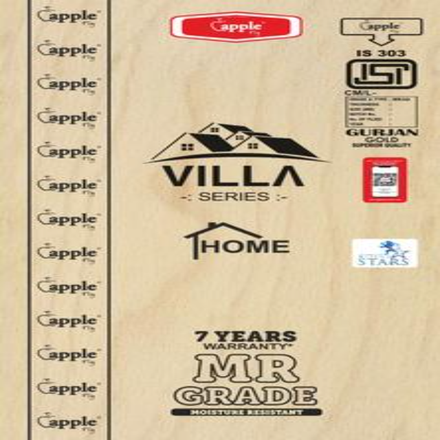 Trueliving_Apple Villa MR Grade Pinewood 8 ft x 4 ft Blockboard - 19 mm_Plywood_ 137/Sq. Ft.