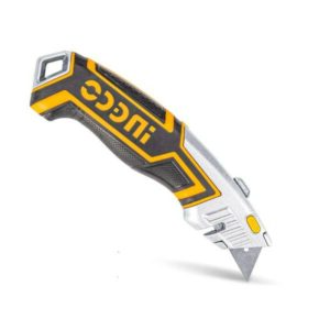 Truliving_Hand Tools & Hardware-Knifes & Cutters-Tools & Hardware-INGCO Utility Knife HUK6118 | 180×45 mm With 5 blades