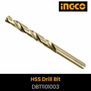Trueliving_Drill Bits-Power Tools Accessories-Tools & Hardware-INGCO HSS Drill Bit DBT1101003 10mm diameter, 133mm length, Packed by poly bag