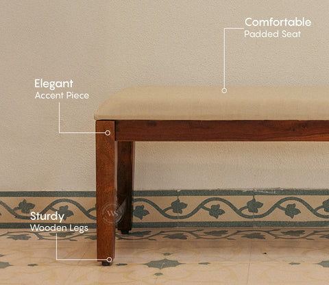 Advin Bench (Honey Finish)