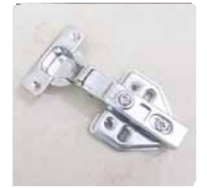 Trueliving_CLIP ON Silver HINGES 2D SS (SOFT CLOSE) *0crank