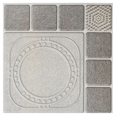 Trueliving_Orient Bell HRP Squares Geometric Slate Textured 400 mm x 400 mm Ceramic Parking Tile_Price-45_Per Sq Ft.