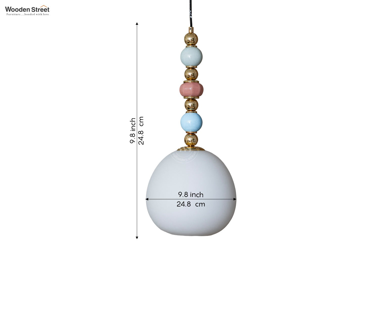 Cairo Pendant (White)