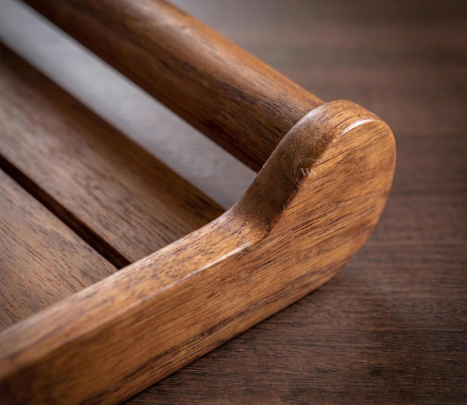 Cruiser Mango Wood Handcrafted Rectangular Serving Tray (Medium)