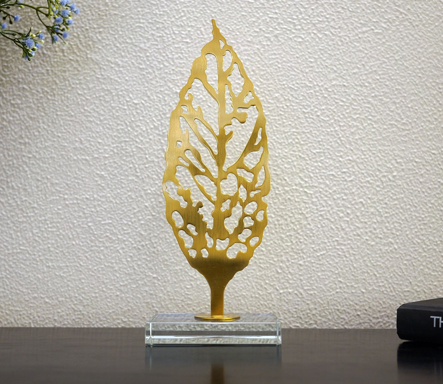 Golden Leaves Table Decor (Gold, L)