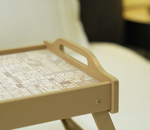 Laurel Wooden Breakfast Tray