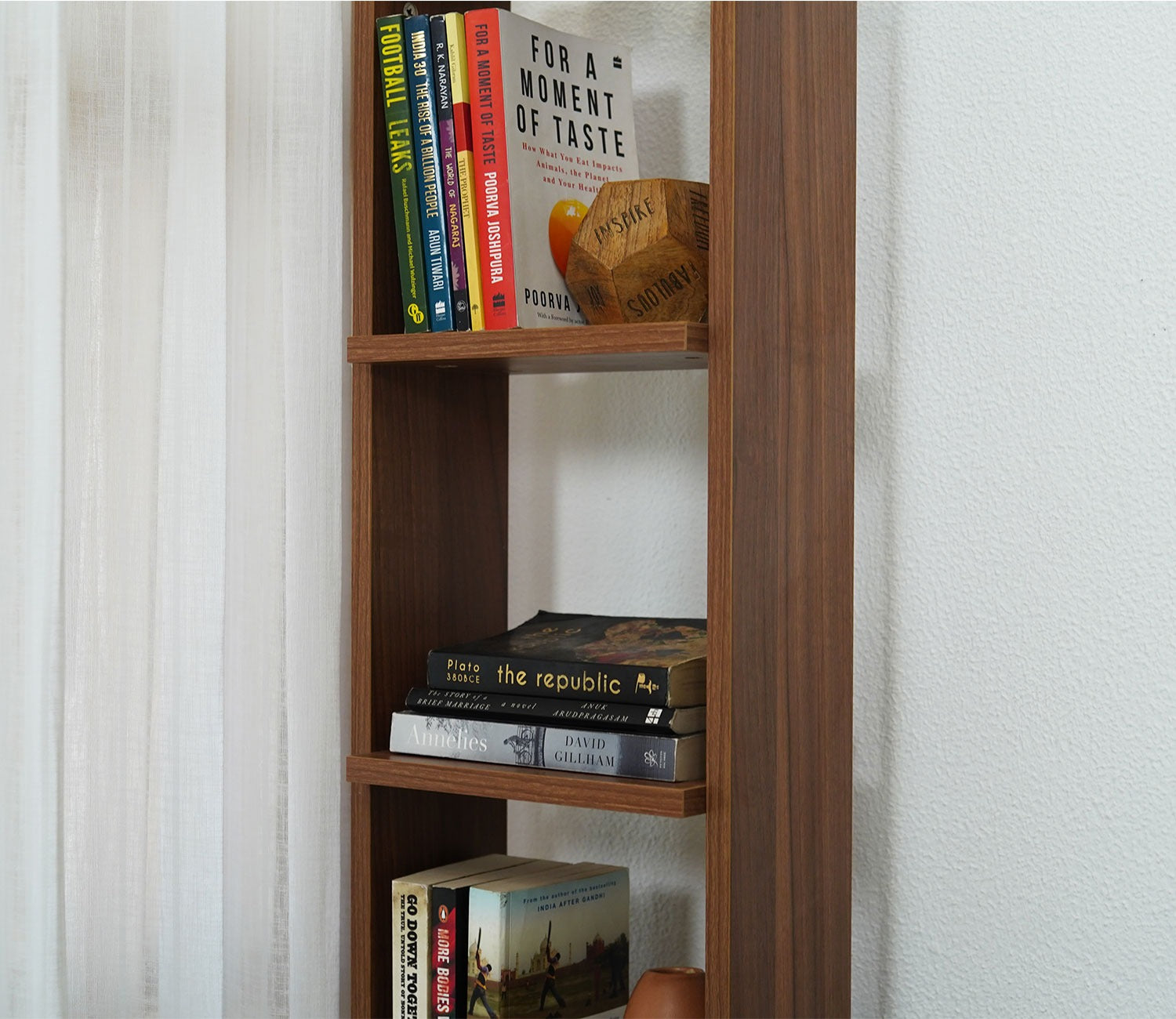 Canny Book Shelf (Exotic Teak Finish)