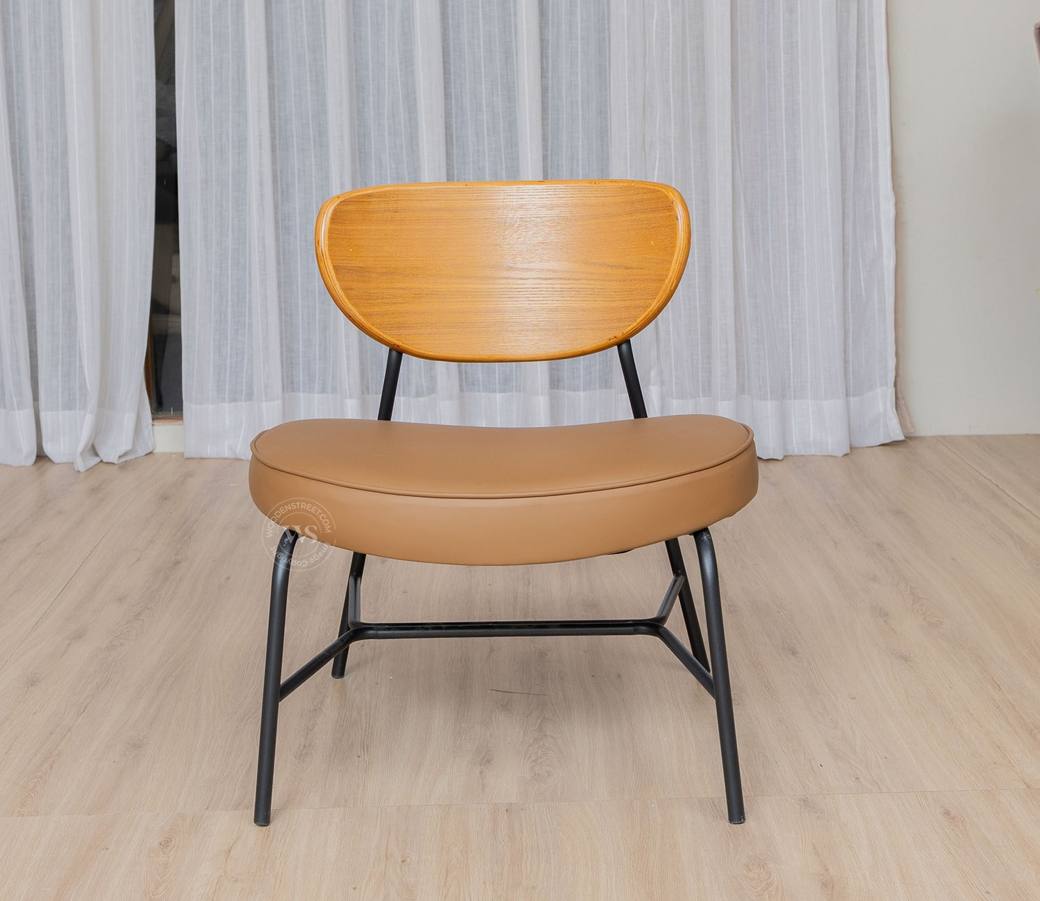Seraphim Modern Dining Chair with Premium Upholstery (Brown)