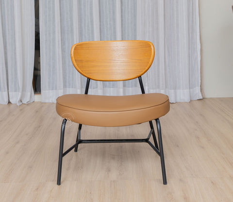 Seraphim Modern Dining Chair with Premium Upholstery (Brown)