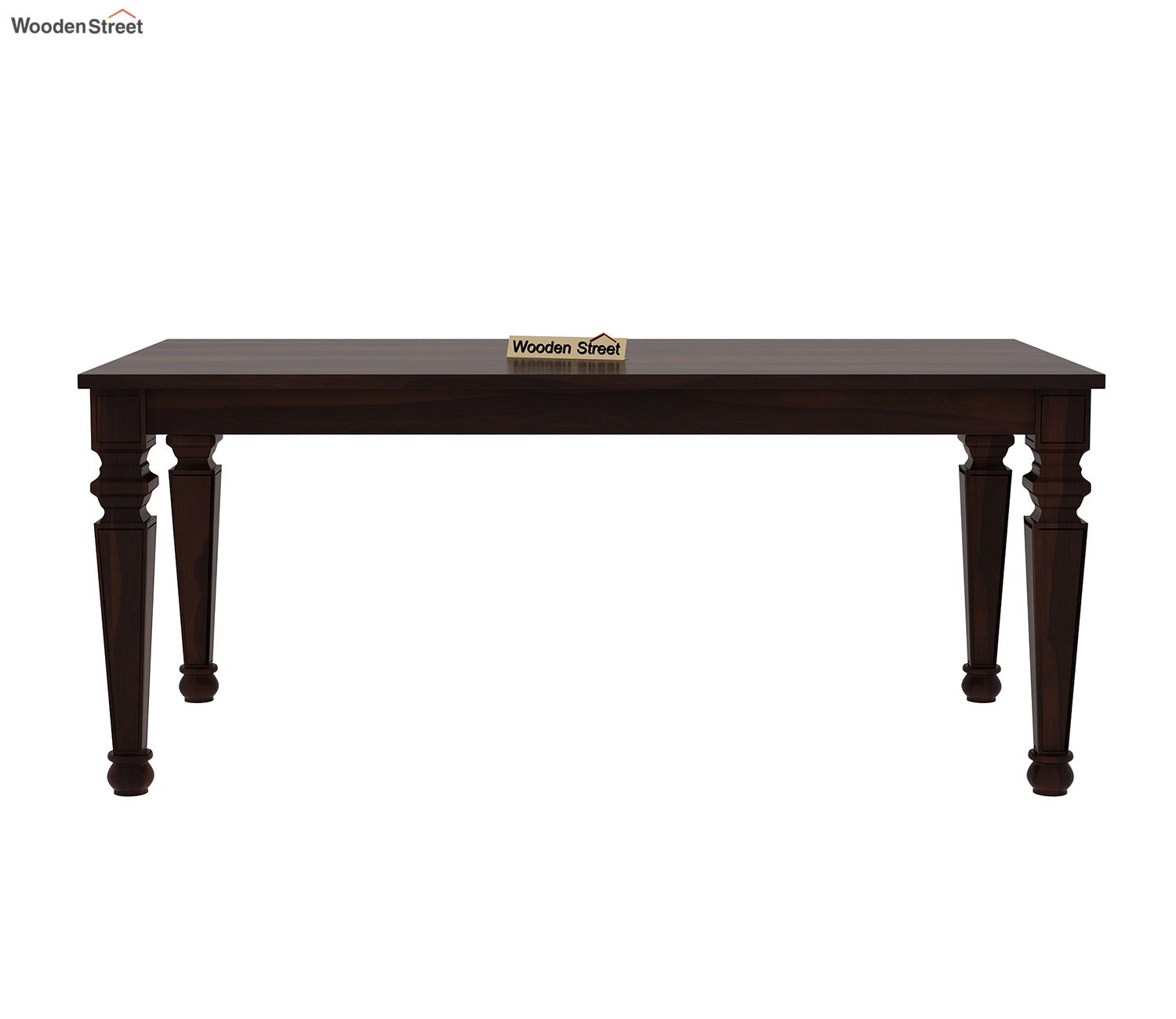 Ariana 6 Seater Dining Table (Walnut Finish)