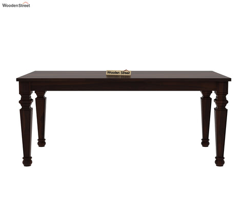 Ariana 6 Seater Dining Table (Walnut Finish)