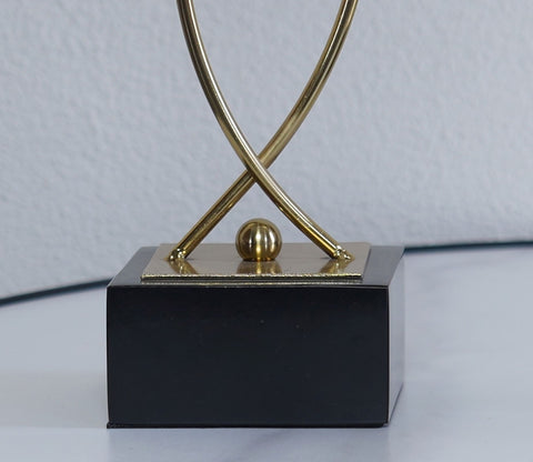 Sleek Petals Table Decor Ornament (L, Gold)