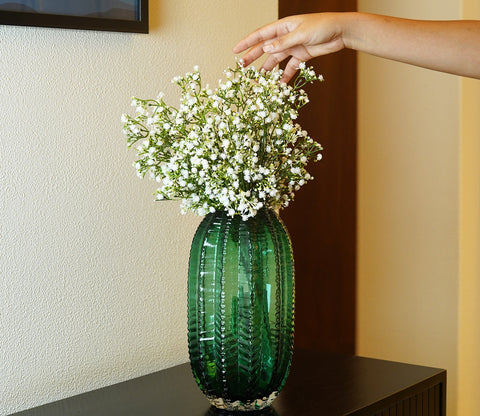 Verdant Glass Vase (Green, L)