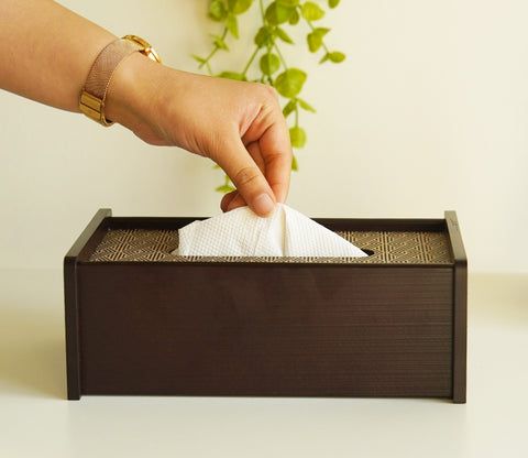 Fiona Wooden Tissue Paper Holder