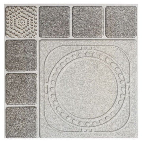 Trueliving_Orient Bell HRP Squares Geometric Slate Textured 400 mm x 400 mm Ceramic Parking Tile_Price-45_Per Sq Ft.