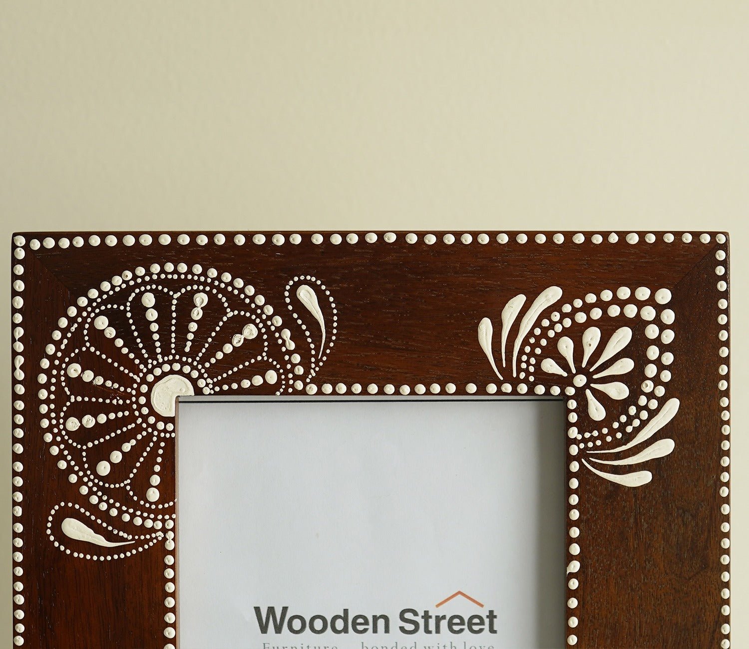 Medhini Hand Painted Solid Wood Photo Frame