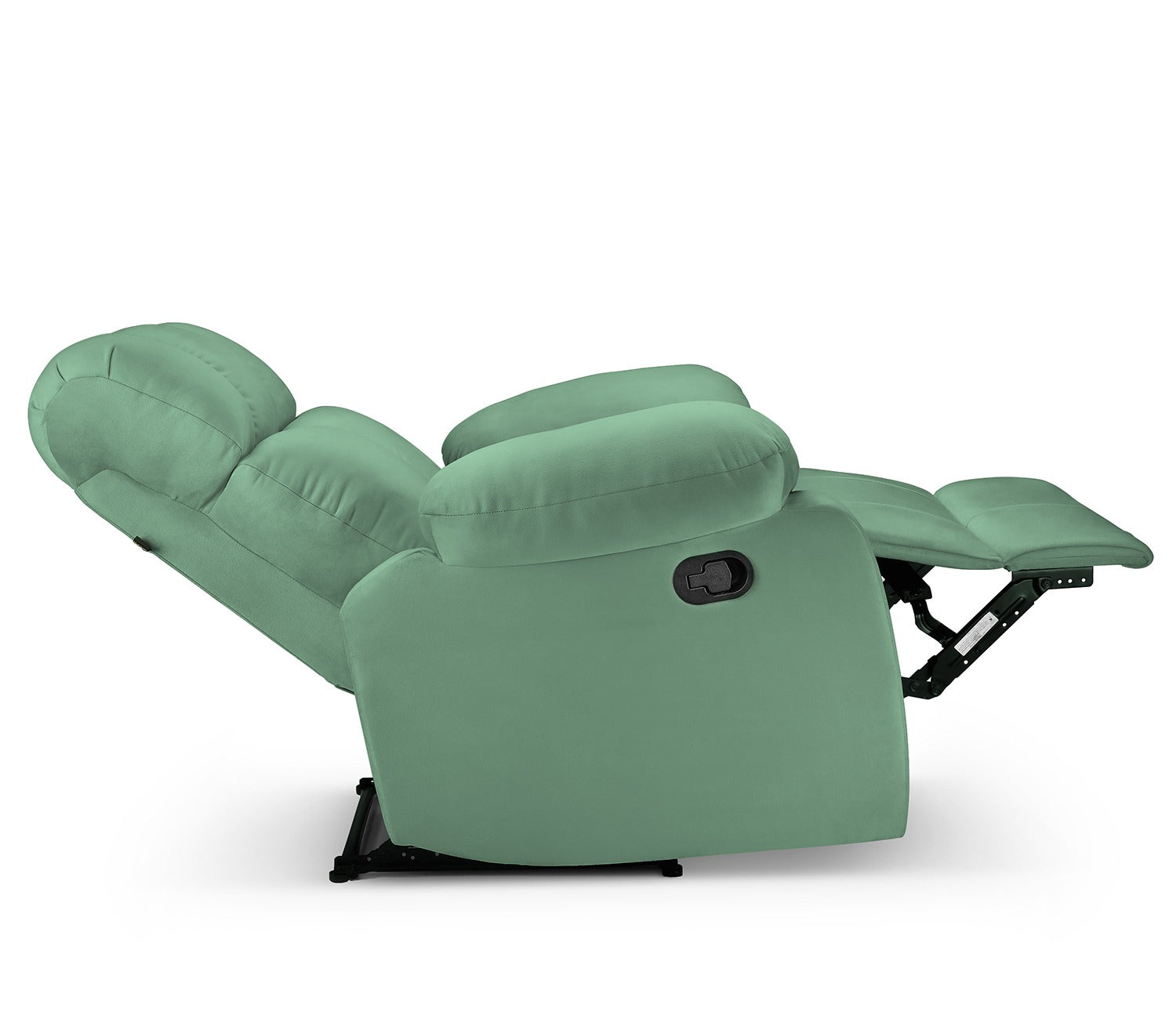 Valios 1 Seater Manual Fabric Recliner Chair (Green)