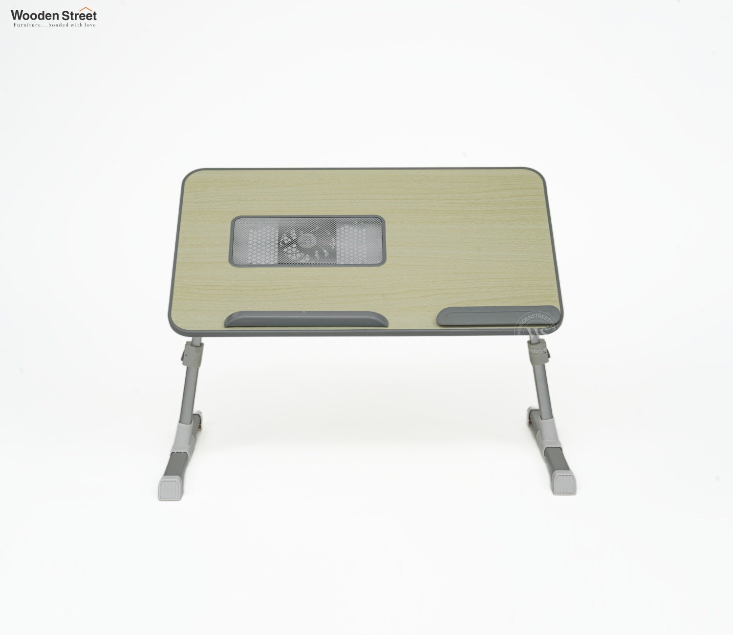 Jetson Foldable Laptop Table for Bed With USB Cooling Fan, Adjustable Bed Study Table for Writing and Reading