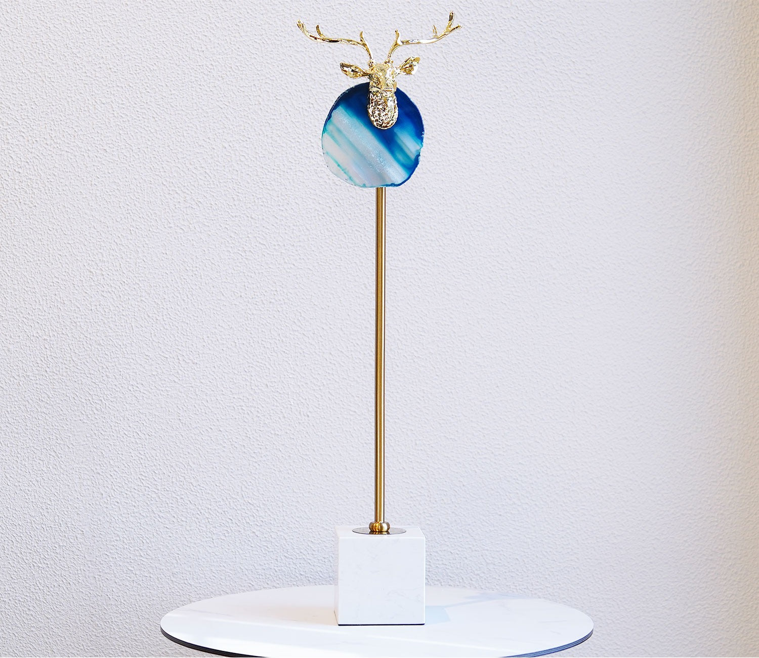 Timeless Deer Charms Alloy Figurine (Gold, L)
