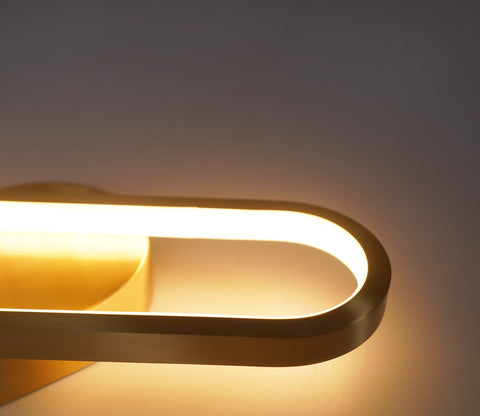 Covin Brass Coated Metal Wall Light