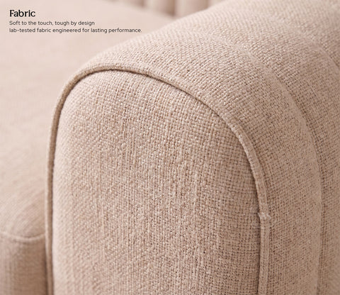 Lorenz 3 Seater Sofa (Cotton, Jade Ivory)