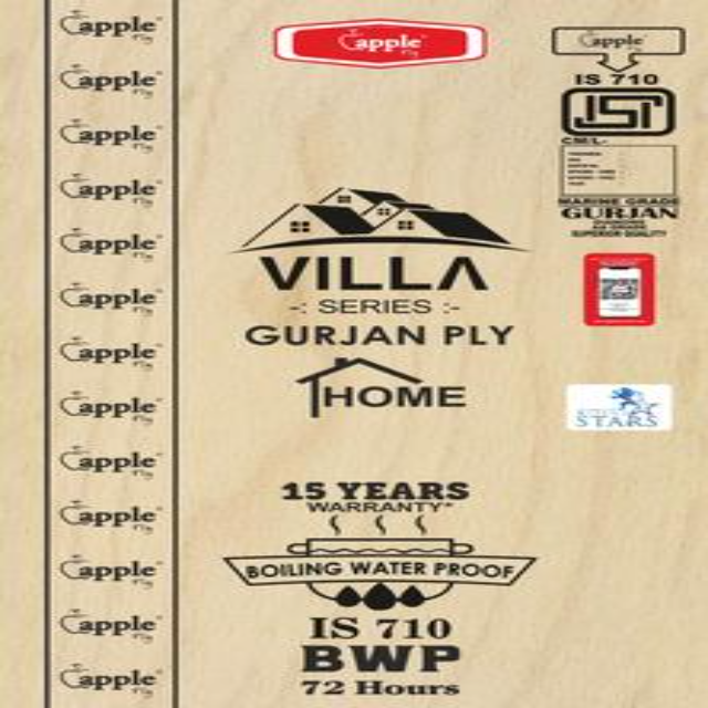 Trueliving_Apple Villa Plus BWP Grade 8 ft x 4 ft Plywood - 18 mm_Plywood_ 137/Sq. Ft.