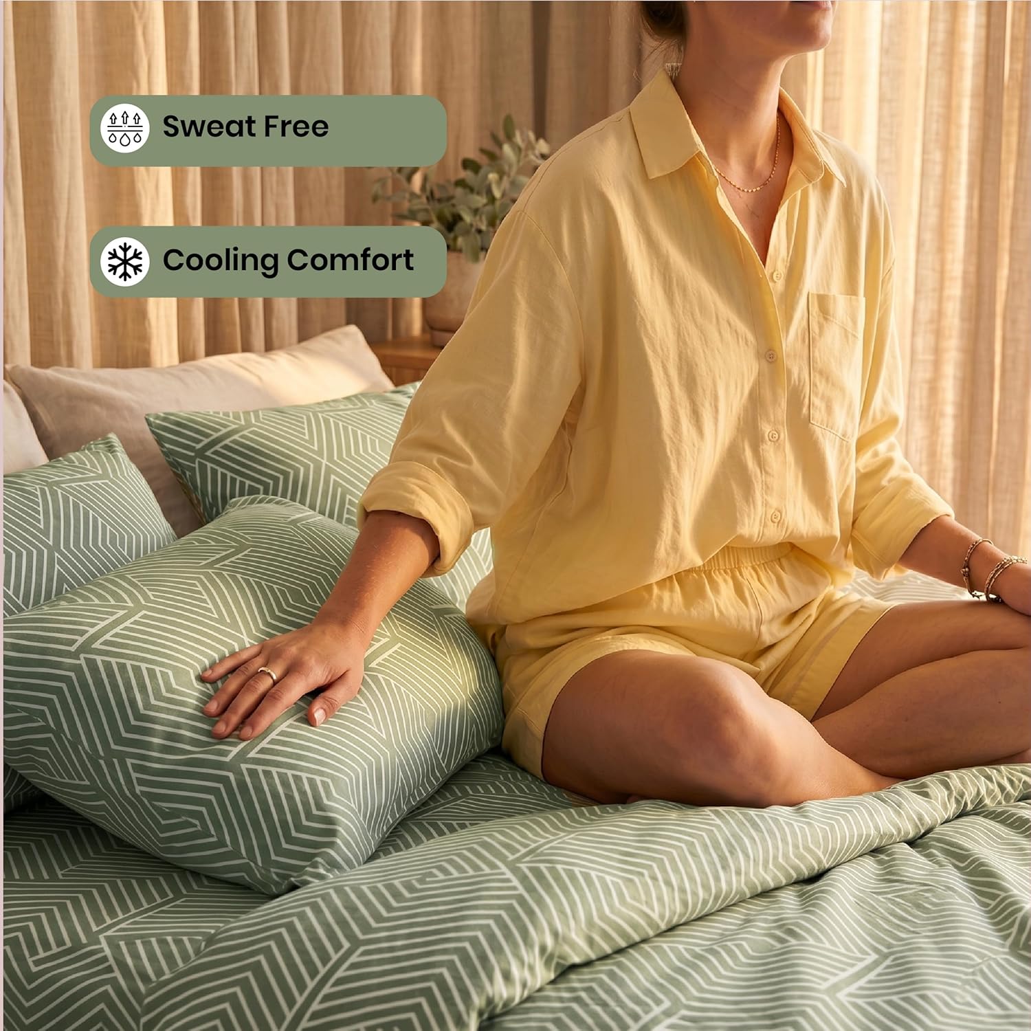 LINENCART Bamboo King Size Bedsheet with 2 Pillow Covers | 100x106 in | 300 TC Floral Printed Bedsheet for Double Bed King Size | Ultra Soft & Anti-Microbial King Size Bed Sheet | Pack of 1, Aqua Blue