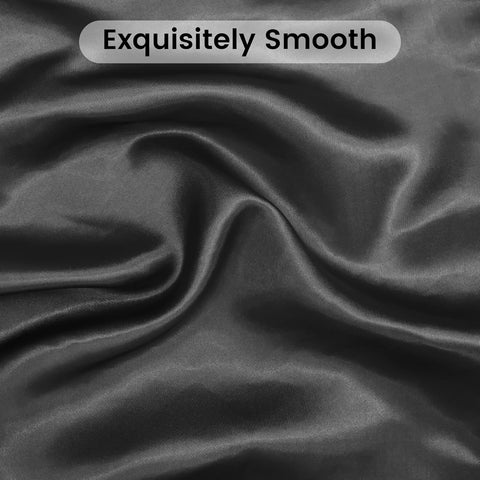 LINENCART Silky Satin Pillowcases Set of 2 – Queen Size 51x76cm, Frizz Control & Gentle on Skin, Silk-Like Feel with Envelope Closure – Gift Ready – Dark Green