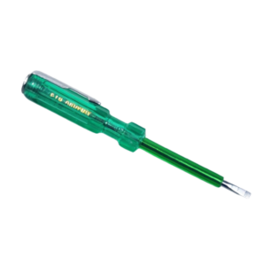 Truliving_Hand Tools & Hardware-Tester-Tools & Hardware-TAPARIA 814 Screw Driver with Neon Bulbs | 125mm | Silver & Green