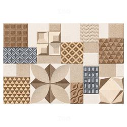 Trueliving_Orient Bell Moroccan Beige HL Matte 450 mm x 300 mm Ceramic Wall Tile_Price-40_Per Sq Ft.