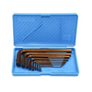 Truliving_Allen Keys & Sets-Hand Tools & Hardware-Tools & Hardware-Taparia ALLEN KEY SET AKM9 | Steel Metric | Brown Finish