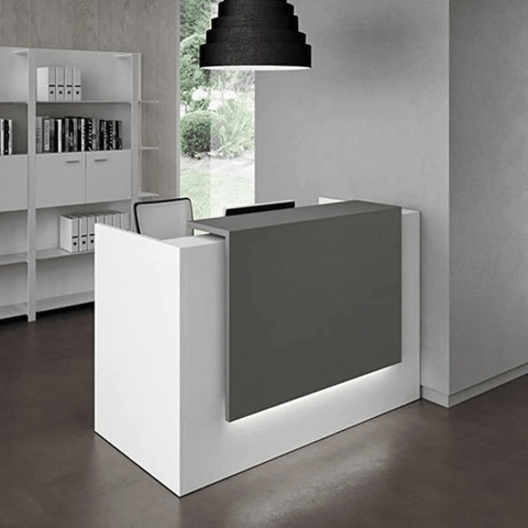 Trueliving White Luxury Small Reception Table 30D x 100W x 155H Centimeters
