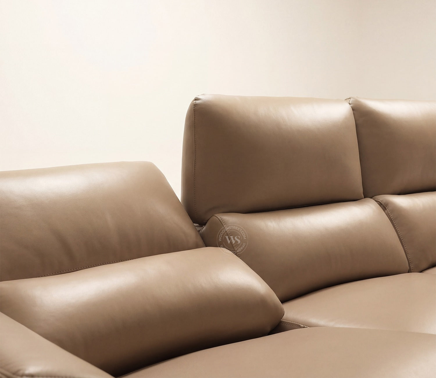 Dennis Luxe Electric Recliner 3 Seater Sofa (Urban Beige)