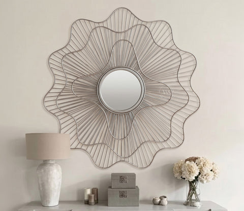 Nebula Metal Mirror with Frame