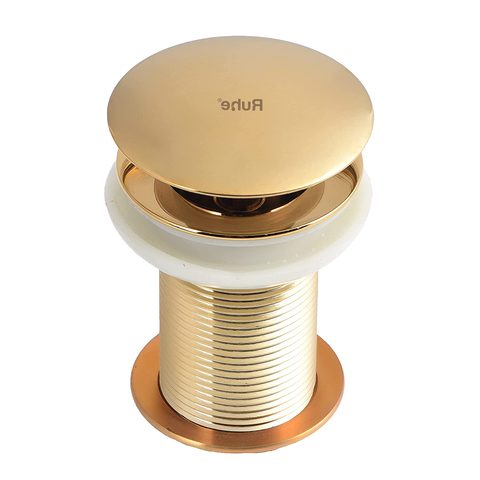 Trueliving Pop-up Waste Coupling in Yellow Gold PVD Coating (3 Inches)