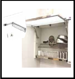 Tueliving_KITCHEN CABINET FREE STOP & PRESSURE ADJUSTABLE