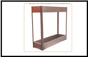 Trueliving_MATTEE CHAMPAGNE BOTTLE PULLOUT - TWO SHELF (WITH UNDER MOUNT QUADRO) *04" 100  MM/150M Cabinet
