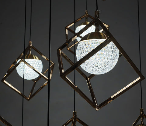 Elegant Crystal Drops Hanging Lights