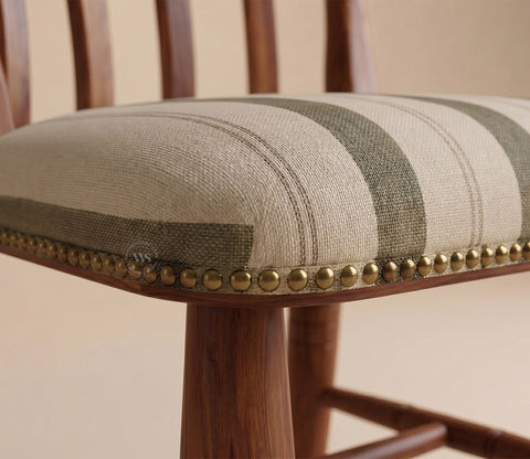 Misha Sheesham Wood Dining Chair (Teak Finish)