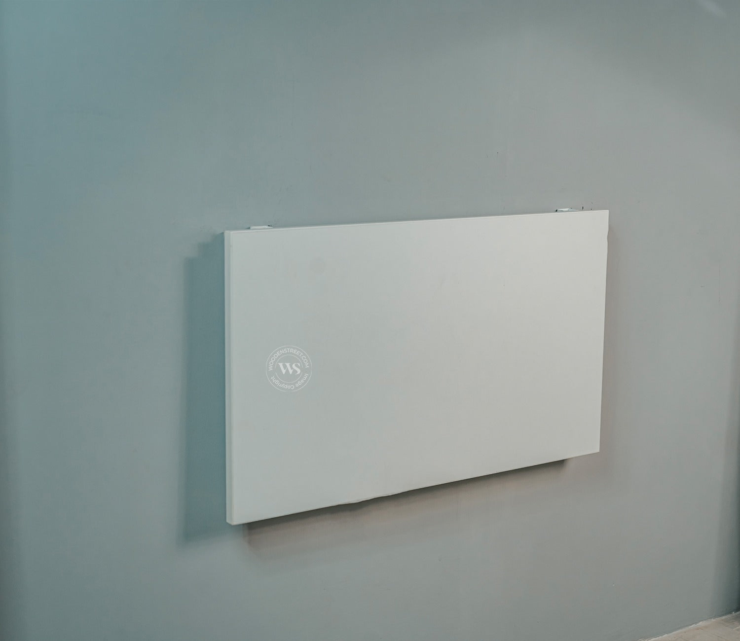 Stanko Foldable Wall Mounted Engineered Wood Study Table (Frosty White Finish)