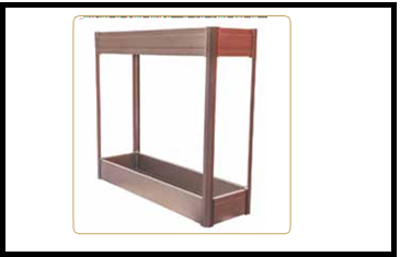 Trueliving_MATTEE CHAMPAGNE BOTTLE PULLOUT - TWO SHELF (WITH UNDER MOUNT QUADRO) *04" 100  MM/150M Cabinet