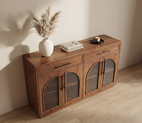 Nyrah Mango Wood Cabinet (Teak Finish)