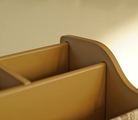Laurel Wooden Cutlery and Napkin Holder