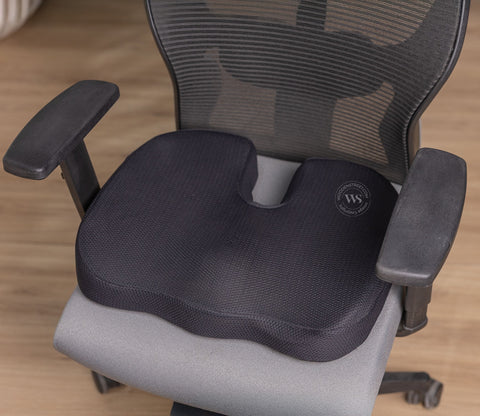 Ergocore Orthopaedic Coccyx Tailbone Cushion (Black)