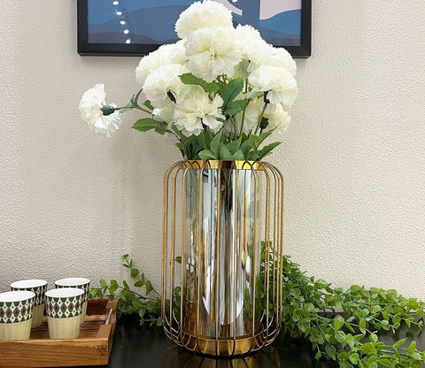 Lush Dome Vase (L, Gold)
