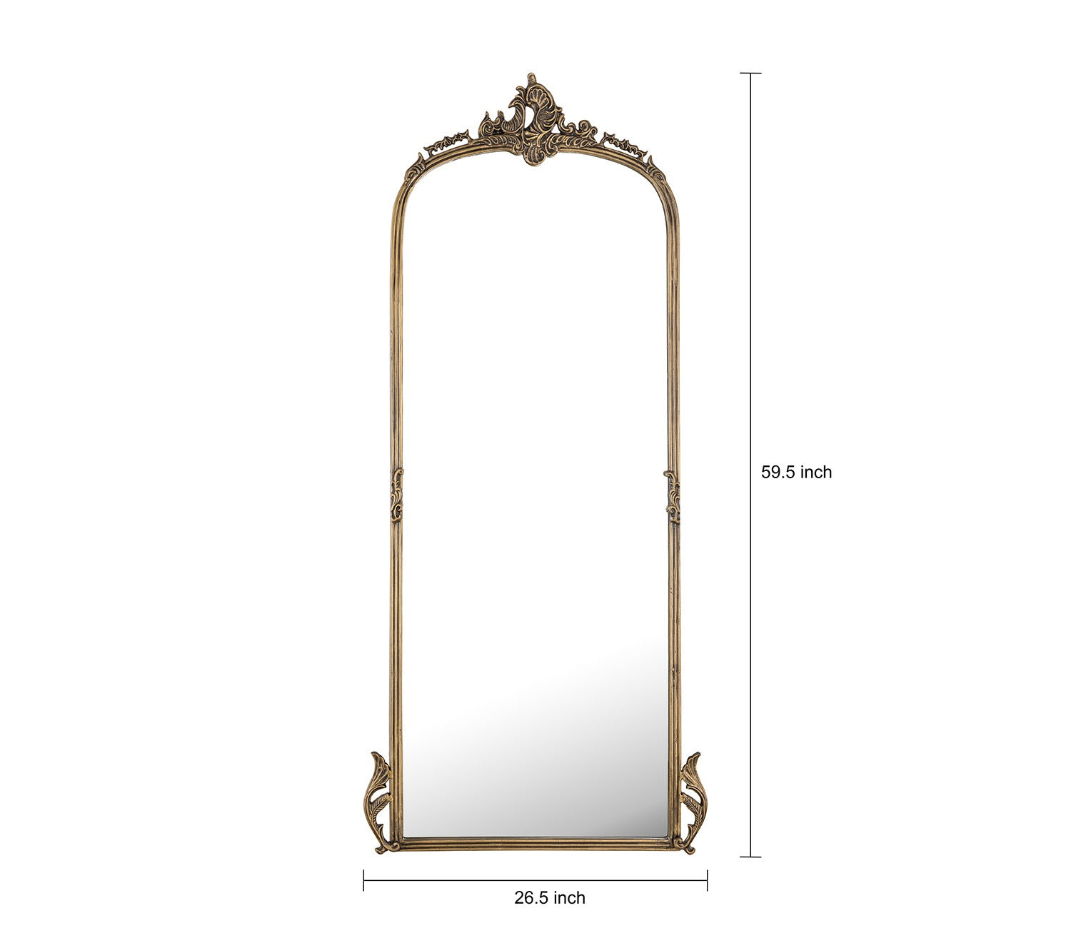 Timeless Antique Full Length Mirror With Stand