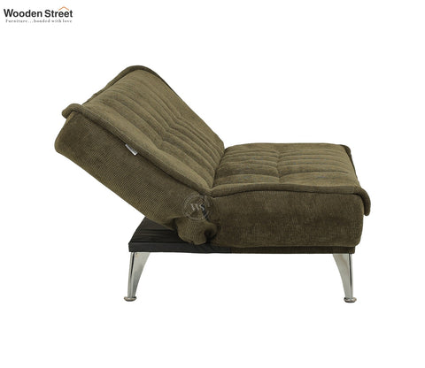 Bastion Premium Upholstery Fabric Sofa cum Bed (Green)