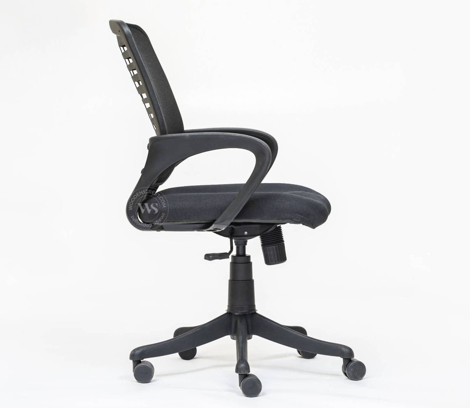 Leo Mid Back Mesh Office Chair (Black)