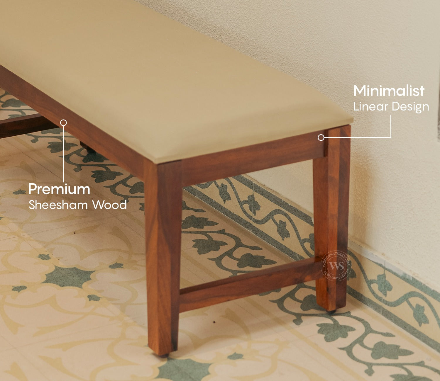 Advin Bench (Honey Finish)