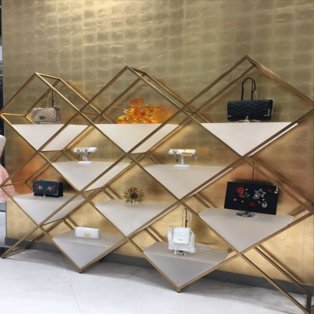 Trueliving Unique Designer Retail Store Perfume display Unit L30*W30*H90 CM